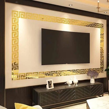 Versace Style Acrylic Mirror Border