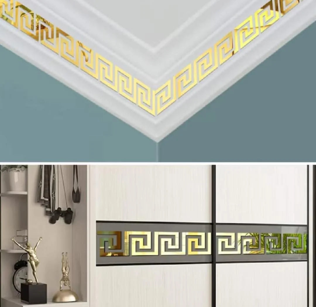 Versace Style Acrylic Mirror Border